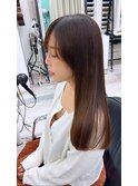 柔らか質感！酸性ストレートリタッチ+オーダーメイドケア