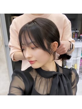 ロンドアヴァントゥス 池袋(Lond aventus) 韓国レイヤー/韓国風/ボブ/髪質改善/黒髪/ブリーチなし〔池袋〕