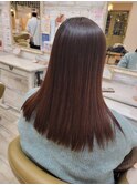 ナチュラルストレート×酸性ストレート