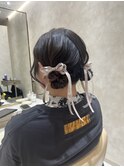 ツインお団子ヘア♪