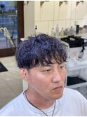 波巻きパーマ