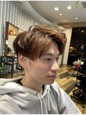 王道マッシュのアップバングセット