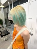 【Ryota】ミントグリーンルーツ《大阪梅田駅》