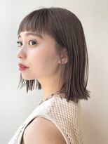 ガーデンヨコハマ(GARDEN YOKOHAMA) 切りっぱなしタッセルボブオリーブベージュミルクティーベージュ