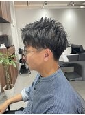 爽やかツーブロスタイル