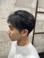 シザーズ(SCISSORS)&nbsp;スリークショート/ブルーブラック/メンズカット/カラー