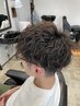 カット＋ツイストスパイラルパーマ＋お顔剃り＋眉カット￥13000