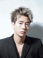 アルファ 新宿(alpha)&nbsp;サーフカール/ 刈り上げセンターパート/ブルーブラック[新宿駅]