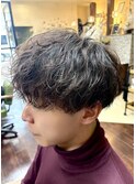 メンズカット×ソフトツイストスパイラル