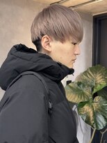 リット(lit)&nbsp;メンズハイトーンホワイトピンクベージュ