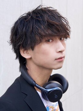 メンズフィール 南森町(MENS FEEL) ■スペインカール/スパイキーショート/ブルーブラック/南森町