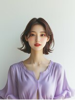 e.m.a プレミアムビューティーサロン 栄駅店(e.m.a PREMIUM BEAUTY SALON)&nbsp;クビレレイヤーボブ/レイヤー/イメチェン/美髪/髪型