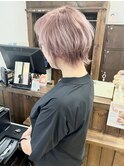 ピンクベージュ×ショート【横須賀中央 Really】