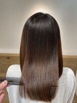 ナンバースリー 綱島店(Number Three) 髪質改善/“艶髪”ストレート【Number Three綱島】