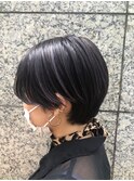 ハンサムショート×ハイライトカラー