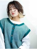 ハッシュカット/レイヤーボブ/カシスレッド/ピンクブラウン