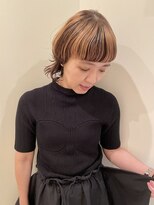 ビュートリアム265(BEAUTRIUM 265)&nbsp;★マッシュウルフ/くせ毛活かし/アンブレラカラー/前髪/銀座40代