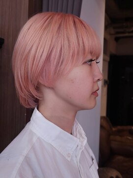 ブロック ジャポン(bloc japon) 透ける艶のモードヴェールピンク/ダブルカラー/ケアブリーチ