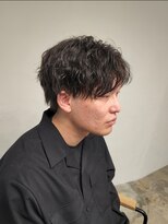 ニアウ 伊勢崎連取店(Niau)&nbsp;センターパートウルフショートツイストスパイラルパーマ