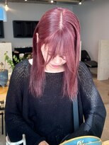 ディッセンバー 神宮前(December) 暖色カラー/ピンクカラー/レイヤーカット/ケアブリーチ/渋谷