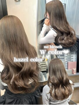 ユアーズヘア 池袋(youres hair) 【ダメージを抑えて叶う艶カラー】髪質改善×カラー