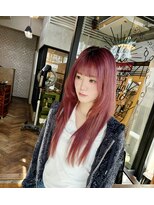 アッタニコ(atta2co) ウルフ/レイヤー/韓国風/ピンクラベンダー/透明感/