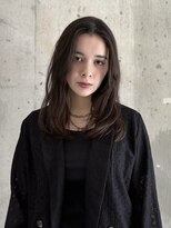 サーリー(SURLY) かきあげミディアムレイヤーアッシュブラウン