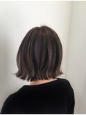 切りっぱなしボブ