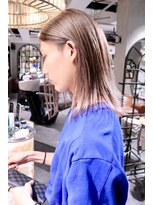 ロリム(RorriM)&nbsp;グラデーションカラー　スモークベージュ　ダブルカラー