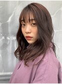 シースルーバングとゆるウェーブ＜Buzzさの＞