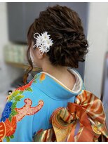 ハナココ 水戸店(hana Coco) 出張ヘアセット!ゆるフワ下めアップ♪成人式 卒業式 前撮り水戸