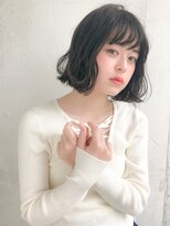 ルティア 池袋(Lutia)&nbsp;黒髪ゆるふわボブ