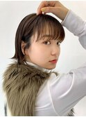 コンパクトショート×ミニボブ×ストレート