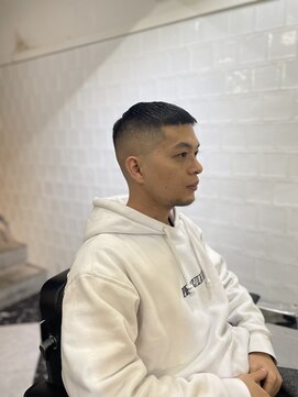 メリケンバーバーショップ フクオカ(MERICAN BARBERSHOP FUK) クロップスタイルフェードバーバー