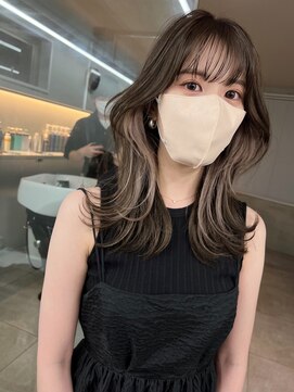 サイン 表参道(SIGN) フェイスハイライト インナーカラー/レイヤーカット