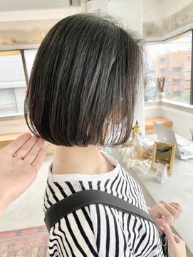 スー 渋谷(suu) 大人ショートボブミニボブ前下がりボブ前下がりショートボブ