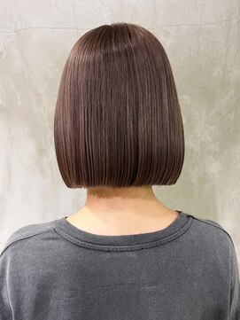アイティーバイアルバム 松戸店(IT by ALBUM) グレージュボブ_ショコラアッシュヘルシースタイル_ba409922