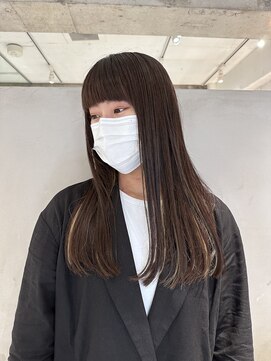 ラミ(L'ami) 大人透明感グレージュ/ブリーチなし/艶髪地毛風