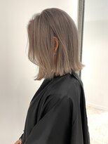 アールプラスヘアサロン(ar+ hair salon)&nbsp;透明感グレージュボブ