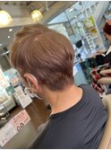 白髪ぼかしブリーチカラー