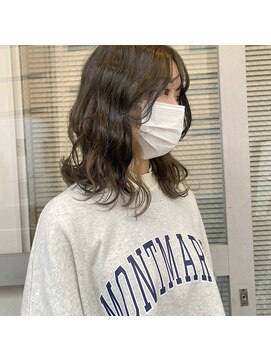 ミント(mint) 【 olive greige / ブリーチなしダブルカラー 】