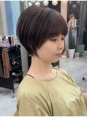 骨格補正似合わせショート×グレーベージュ【横浜モード】