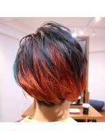 リコス(Ricos)&nbsp;アシメツーブロック＆デザインカラー