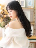 韓国風ロングゆるふわカールグレージュカラーa浦和20代30代40代