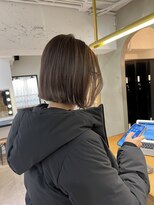 ローレン(LOREN)&nbsp;グレージュカラーミルクティーカラーインナーカラーダブルカラー