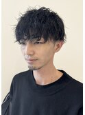 波巻きスパイラル/パーマメンズ/マッシュパーマ/ツイストパーマ