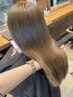リタッチ縮毛矯正+髪質改善サブリミックトリートメント ￥18700