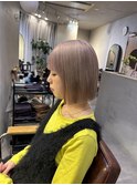 ぶつっとボブ/ハイトーンボブ
