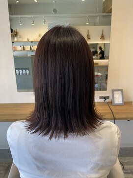 エム(emu) 髪質改善30代40代50代/似合わせ大人可愛い叶えます/ミディアム