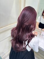 アソビ 表参道(ASOBI) ラベンダーピンク/小顔/ワンレン/髪質改善/前髪